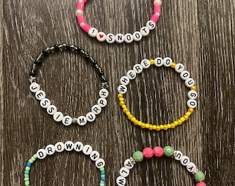 Jessie Murph bracelet pack | friendship bracelets for trading at concerts