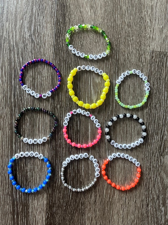 BTS Bracelet Pack | Friendship Bracelets for Trading at Concerts