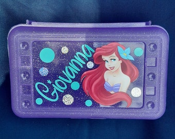 Mermaid Pencil Box, Girls Pencil Box, Back to School Supplies