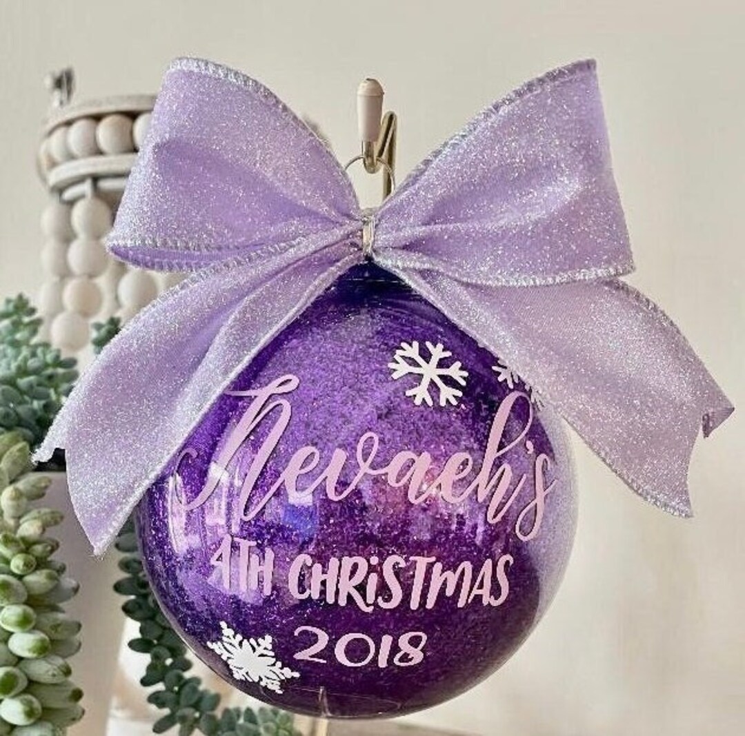 Kids Christmas Ornament Girl Ornament Newborn Ornament Etsy