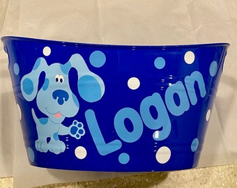 Personalized Boy Basket, Easter Basket, Medium Oval Basket, Boy or Girl Easter Basket