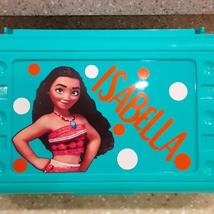 Moana Pencil Box, Girls Pencil Box, Back to School Supplies