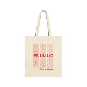 Latino Motivational Canvas Tote Bag - Perfect for Shopping, Beach, Gift, Sustainable Living, Eco-Friendly, Daily Use