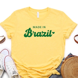 Made In Brazil T-Shirt For Sale, Brazil T-shirt, Brazil Gift, Brazil, Brasil T-shirt, Women Shirt, Portugues Please