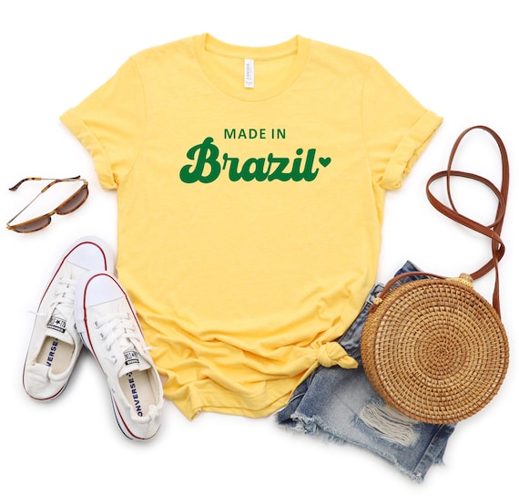 Made In Brazil T-Shirt: Unisex Cotton Blend Tee