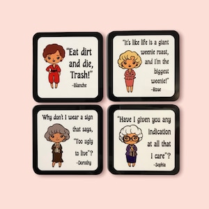 Golden Girls coaster Set