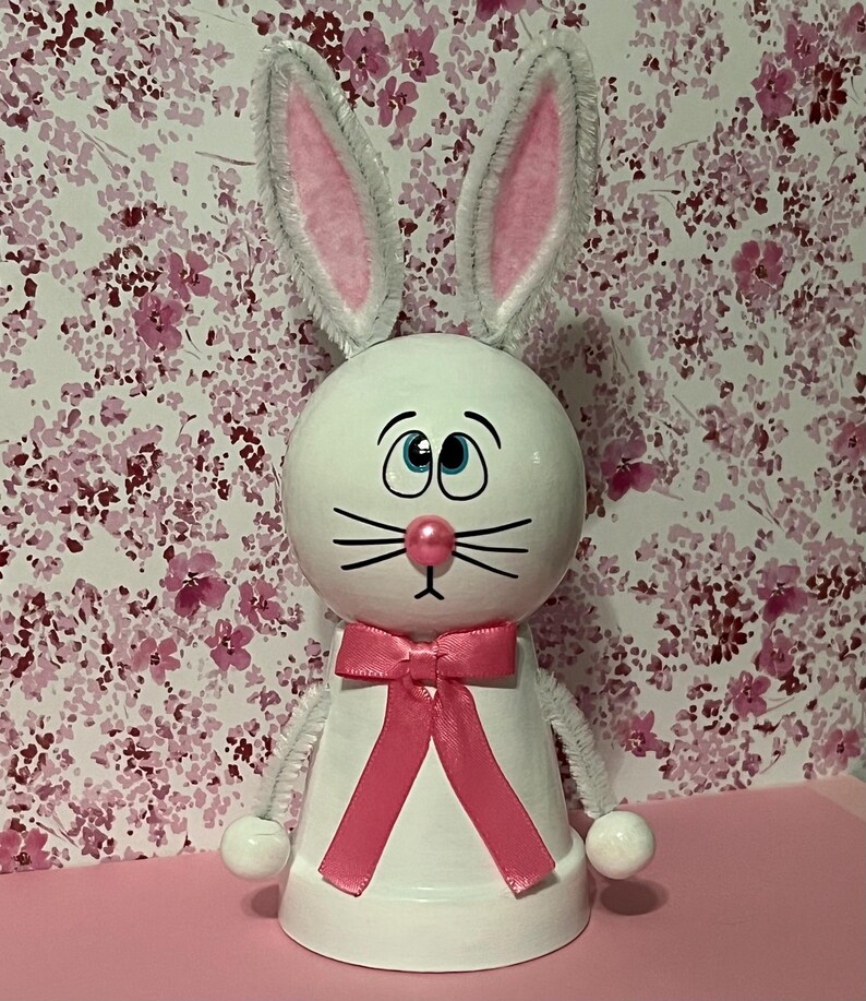 Terra Cotta Pot Bunny, Painted Rabbit - Etsy