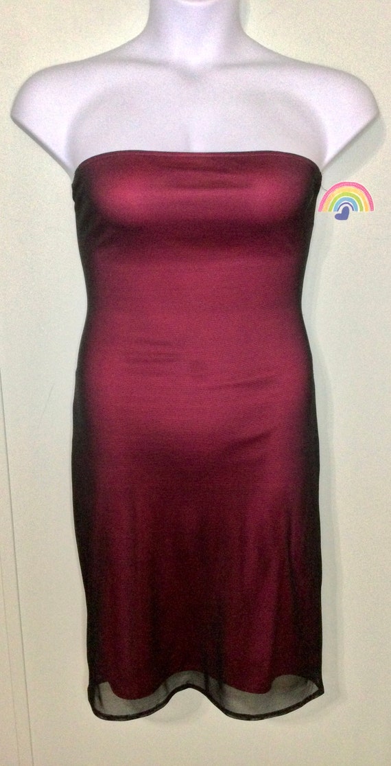midi length dress for wedding guest Camella Red Chiffon Midi Dress