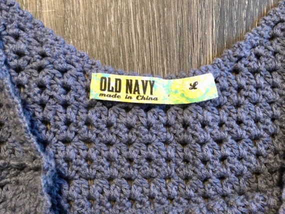 old navy crochet top
