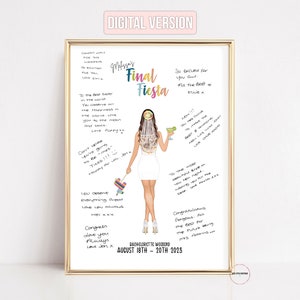 Digital bachelorette party memory book