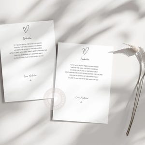 Bridesmaid Proposal Card - Message Add on