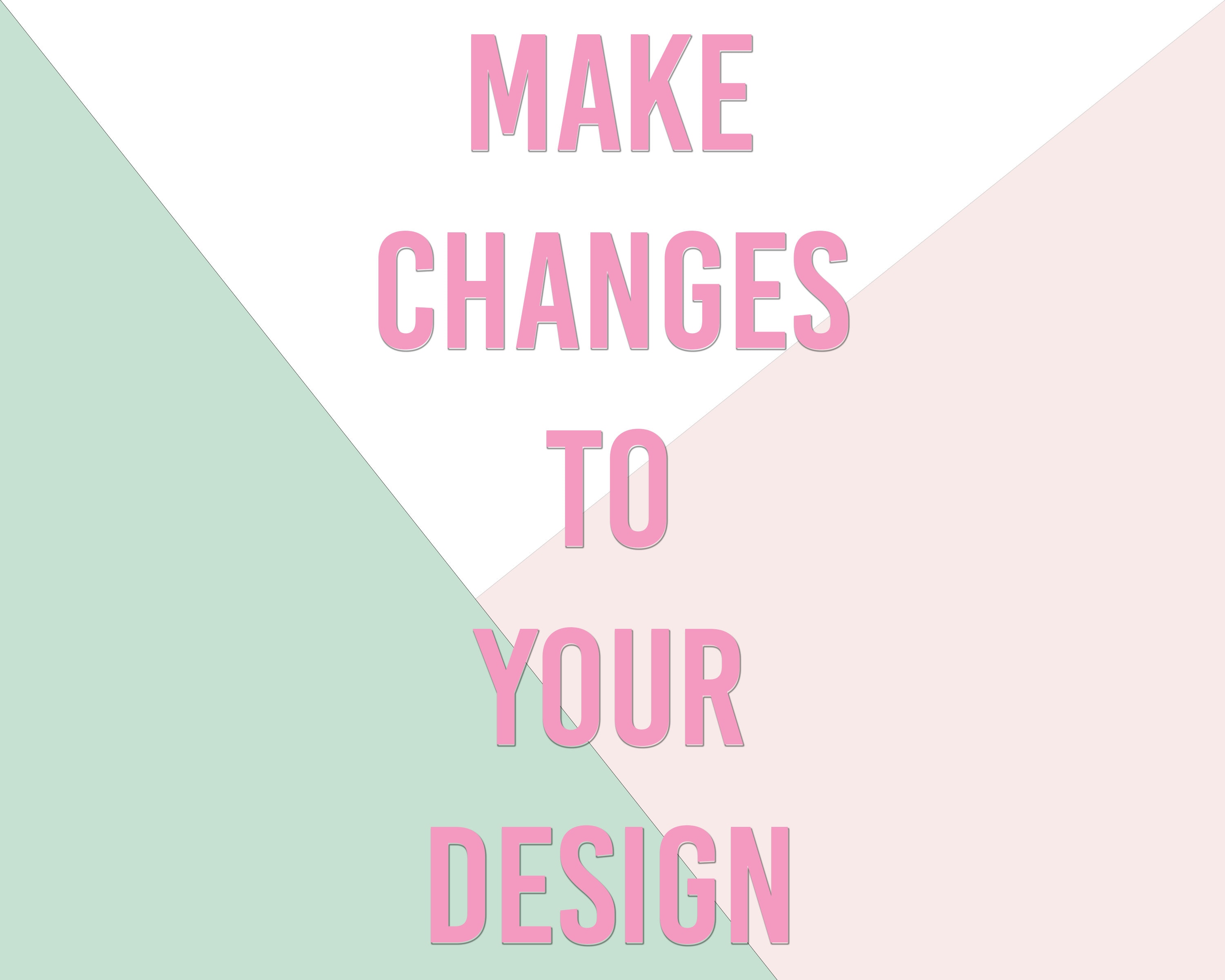 Make Changes to Your Design - Etsy