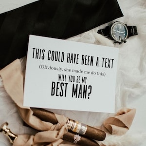 Carte de proposition d'homme d'honneur amusante, garçon d'honneur à demander, seras-tu mon garçon d'honneur Cartes de proposition de mariage pour votre meilleur homme Coffrets cadeaux