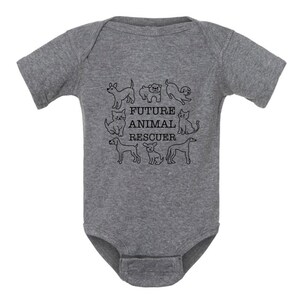 Future Animal Rescuer Onesie / Baby Announcement Onesie / Animal Rescue / Dog Lover Onesie / Baby Onesie