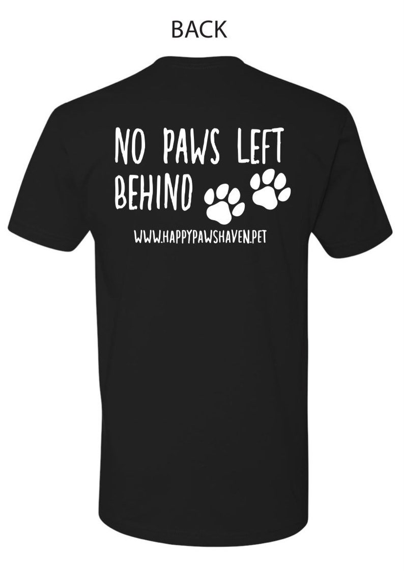 Happy Paws Adult Tshirt Etsy
