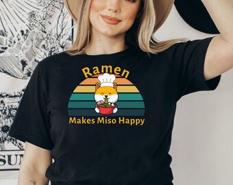Shiba Ramen Lover T-Shirt, Humor Gift, Dog Mom, Foodie Gift, Foodie, Noodle Shirt, Dog lover shirt, Dog Mama, Dog Parent, Fun Gift