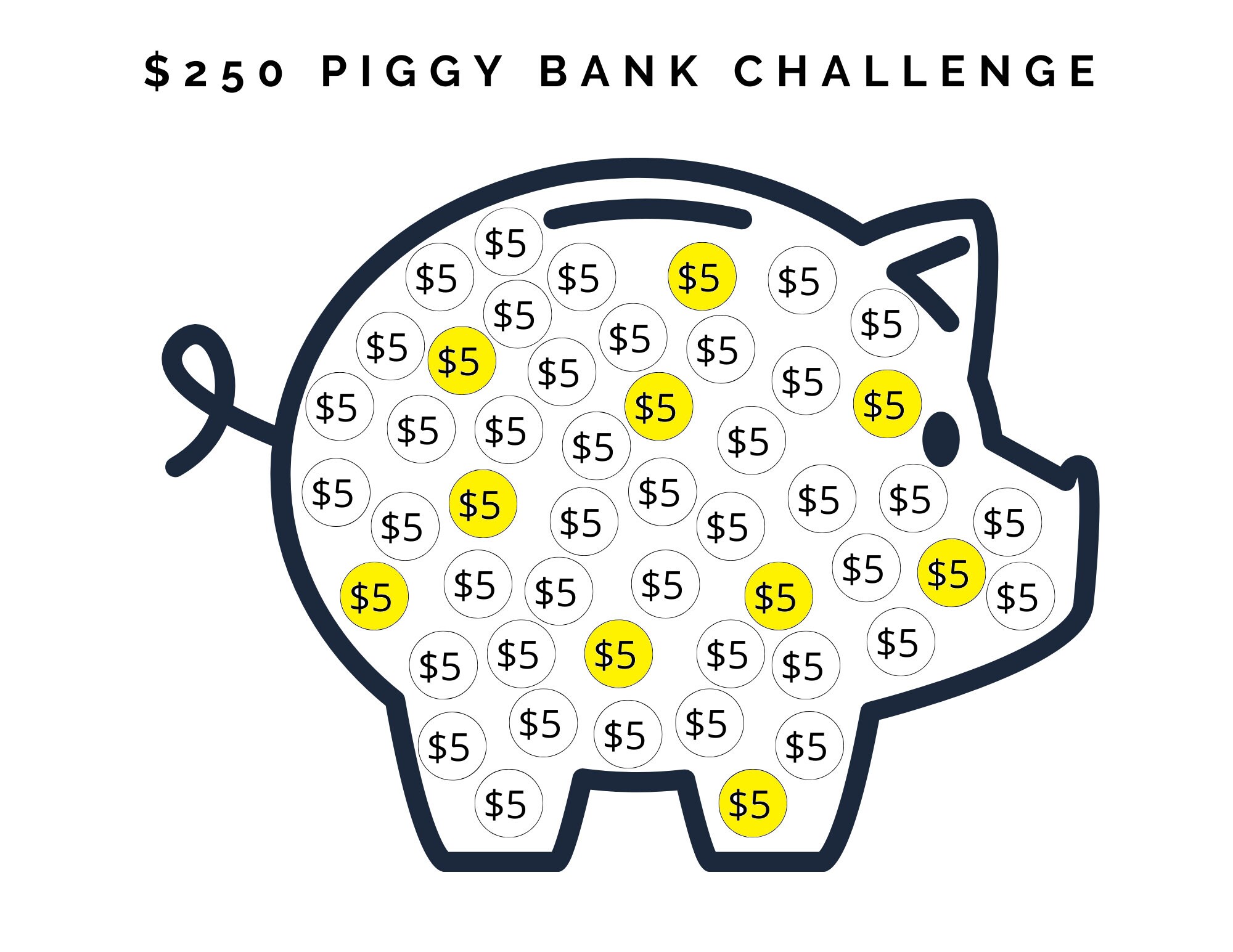 250 Dollars Savings Tracker Printable Money Savings Worksheet Save 250 250-dollars-savings-tracker-printable-money-savings-worksheet-save-250