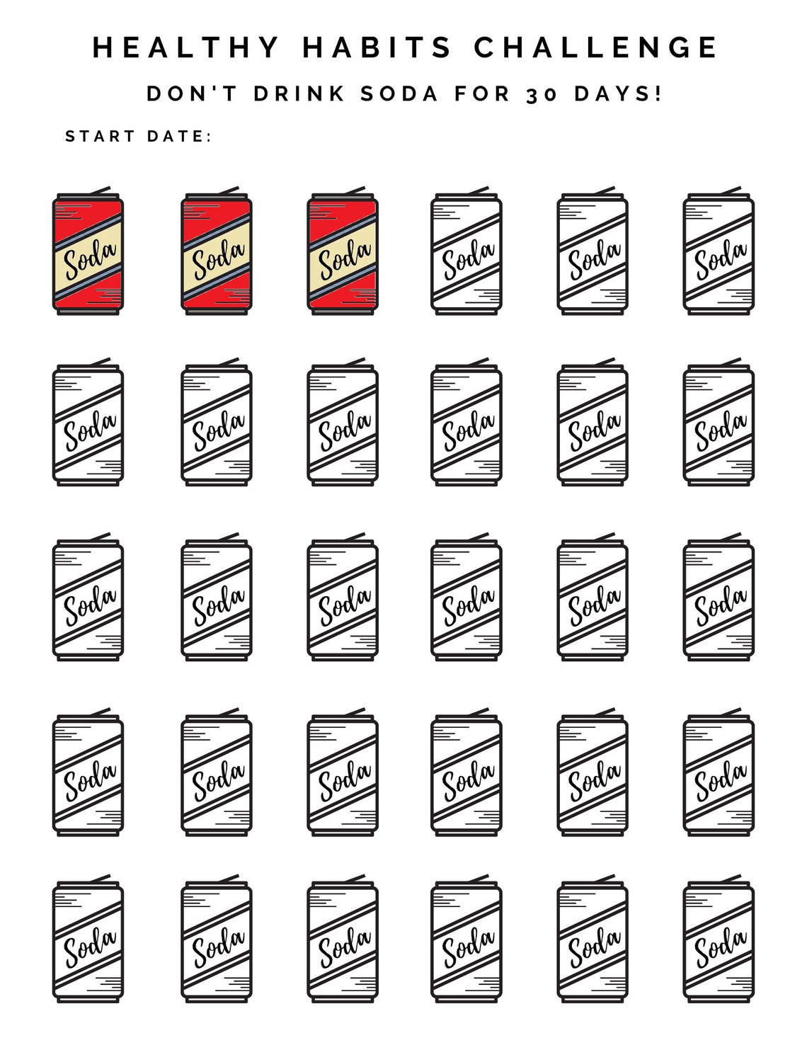 No Bread No Sugar No Soda Challenge No Bread No Sugar No Soda Challenge