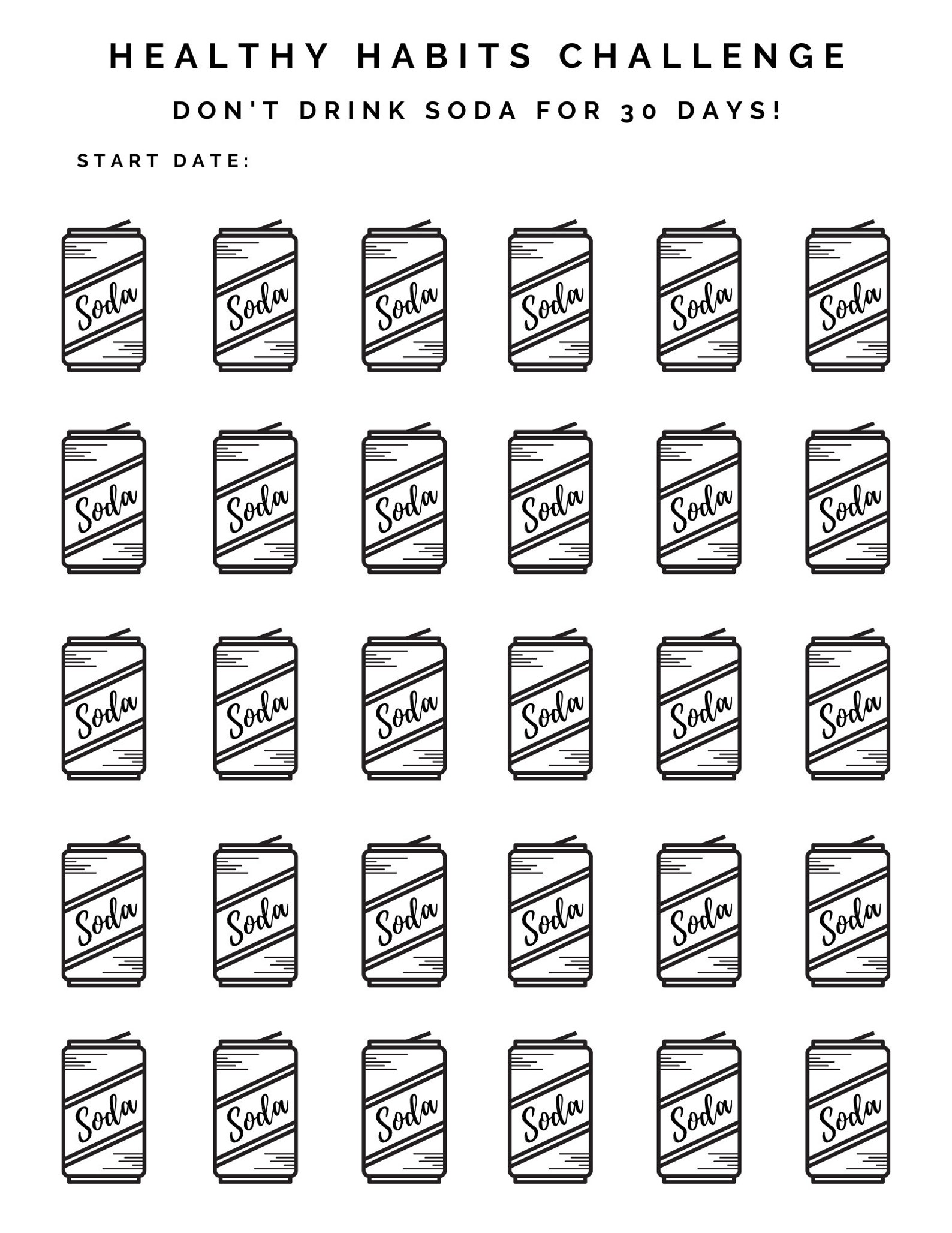 30 Day No Soda Challenge Printable Don t Drink Soda Pop Healthy Diet 30-day-no-soda-challenge-printable-don-t-drink-soda-pop-healthy-diet