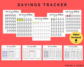 Mega Desafío de Ahorro / Paquete de Ahorro Definitivo / Desafío Mini Ahorro / Desafío de Ahorro Imprimible / Mini Ahorro / Ahorro de Dinero