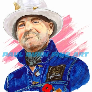 The late great Gord Downie of the Tragically Hip