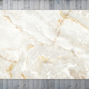 Marmor Textur Naturstein Vinyl Matte, Beige PVC-Bodenbelag, Gold Vinyl Bodenmatte, Stein Vinyl Teppich, leicht zu reinigen, Teppich, Vinyl-Vorleger
