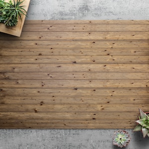 Wooden Old Board Vinyl Mat, Brown Vinyl Rug, Yellow PVC flooring, Plank Vinyl Floor Mat, Decorative Mat, Vinyl Flooring, Vinyl Area Rug