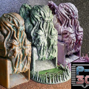 Cthulhu Dice Tower - many colors - 3d Printed