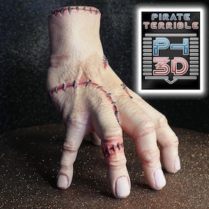 Thing, Addams Family, Wednesday - 3D Printed
