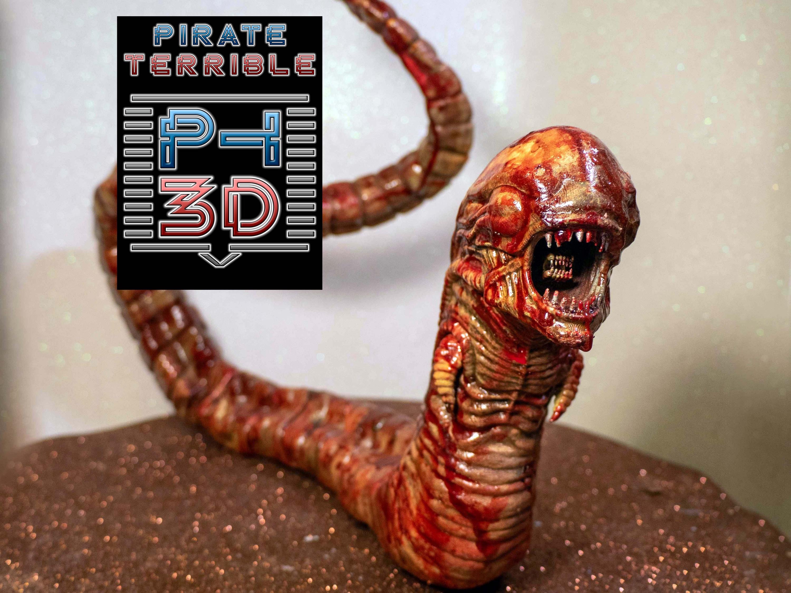 Alien Chestburster Real Size 3D Printed - Etsy, image size:3000x2250