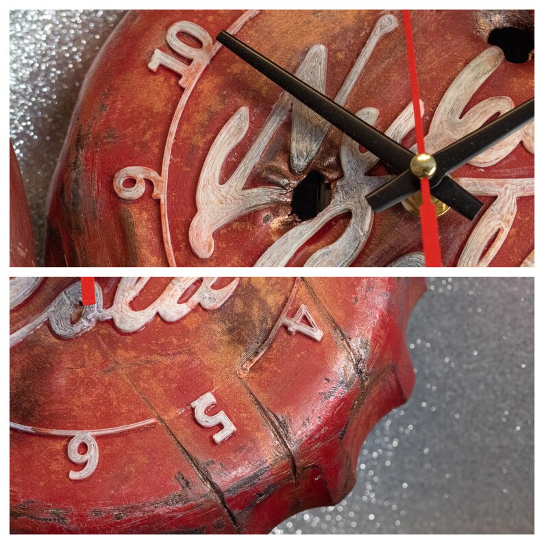 Nuka Cola Bottle Cap Clock Fallout 3D Printed Etsy