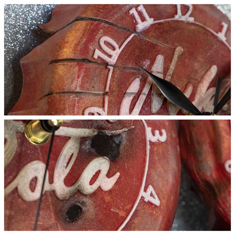 Nuka Cola Bottle Cap Clock Fallout 3D Printed Etsy