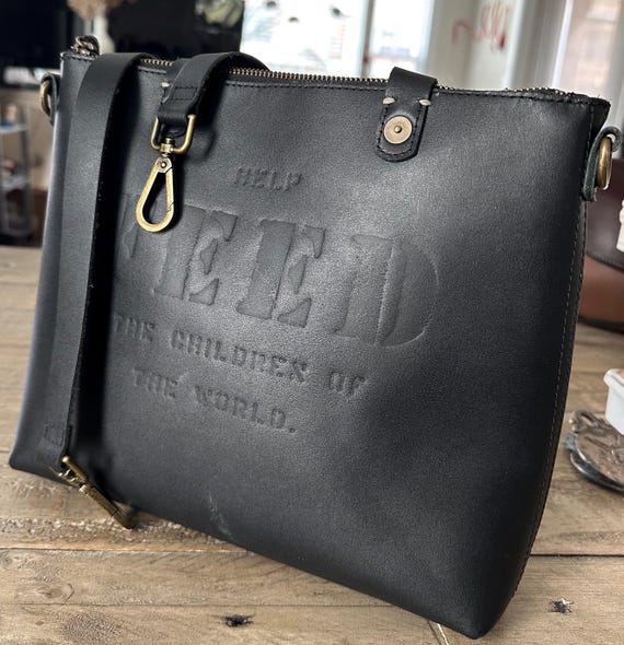 Feed Project Help Feed the Children of the World 50 Black Leather