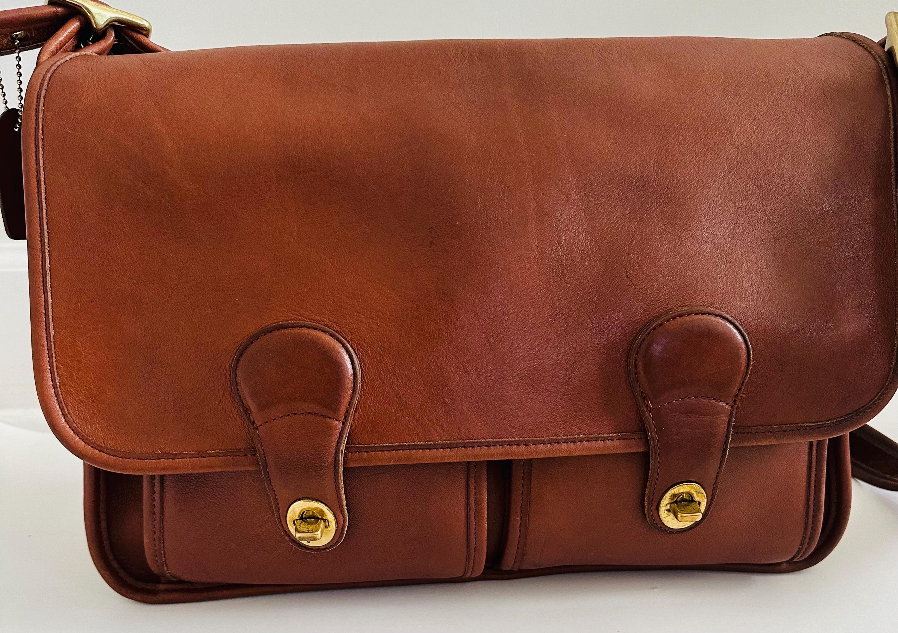 Vintage Coach Field Bag - British Tan - 5281 - USA 1995 - Etsy New 