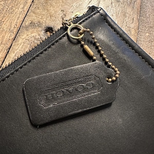 Vintage coach skinny case / pouch wristlet