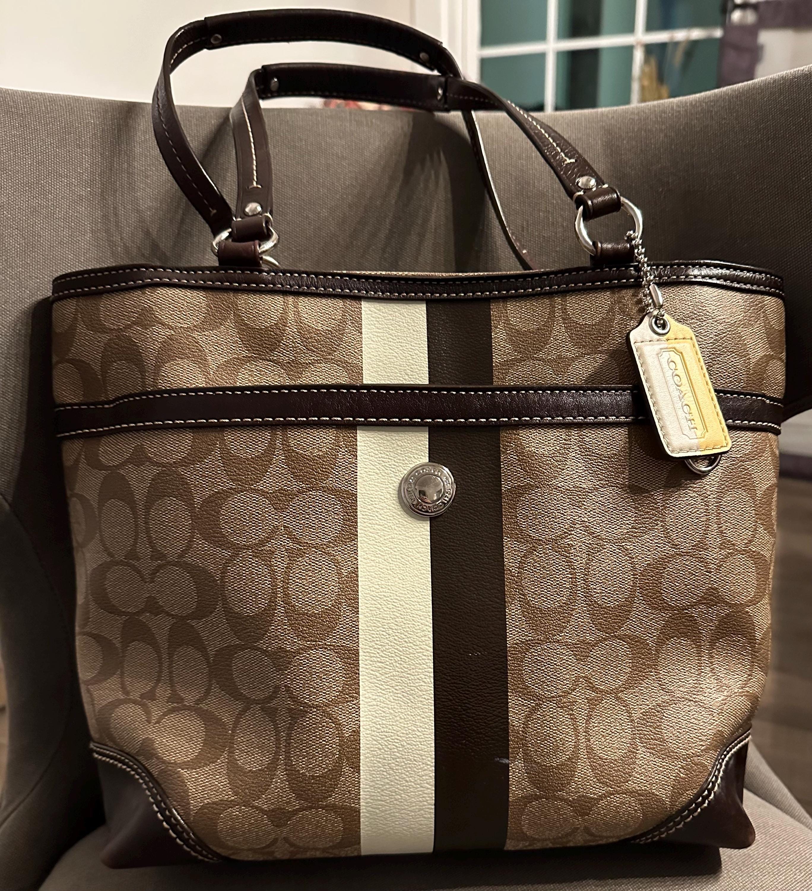 90’s OLD COACH TOTEBAG Vintage Coach Purse #9077 