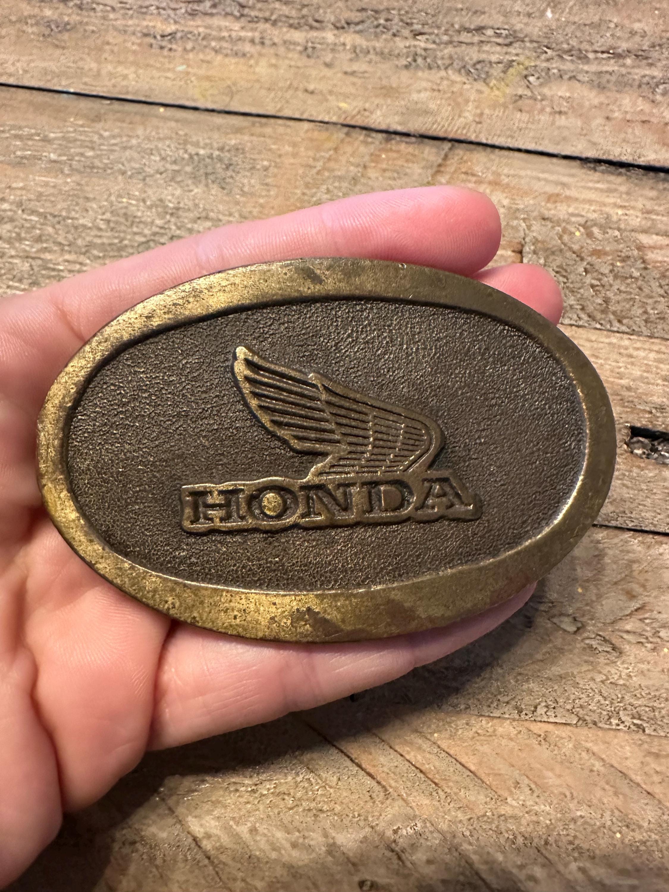 Vintage Honda Brass Belt Buckle – Rare Collectible Honda Belt Buckle In Vintage Belt Buckles for sale - eBay main image 4