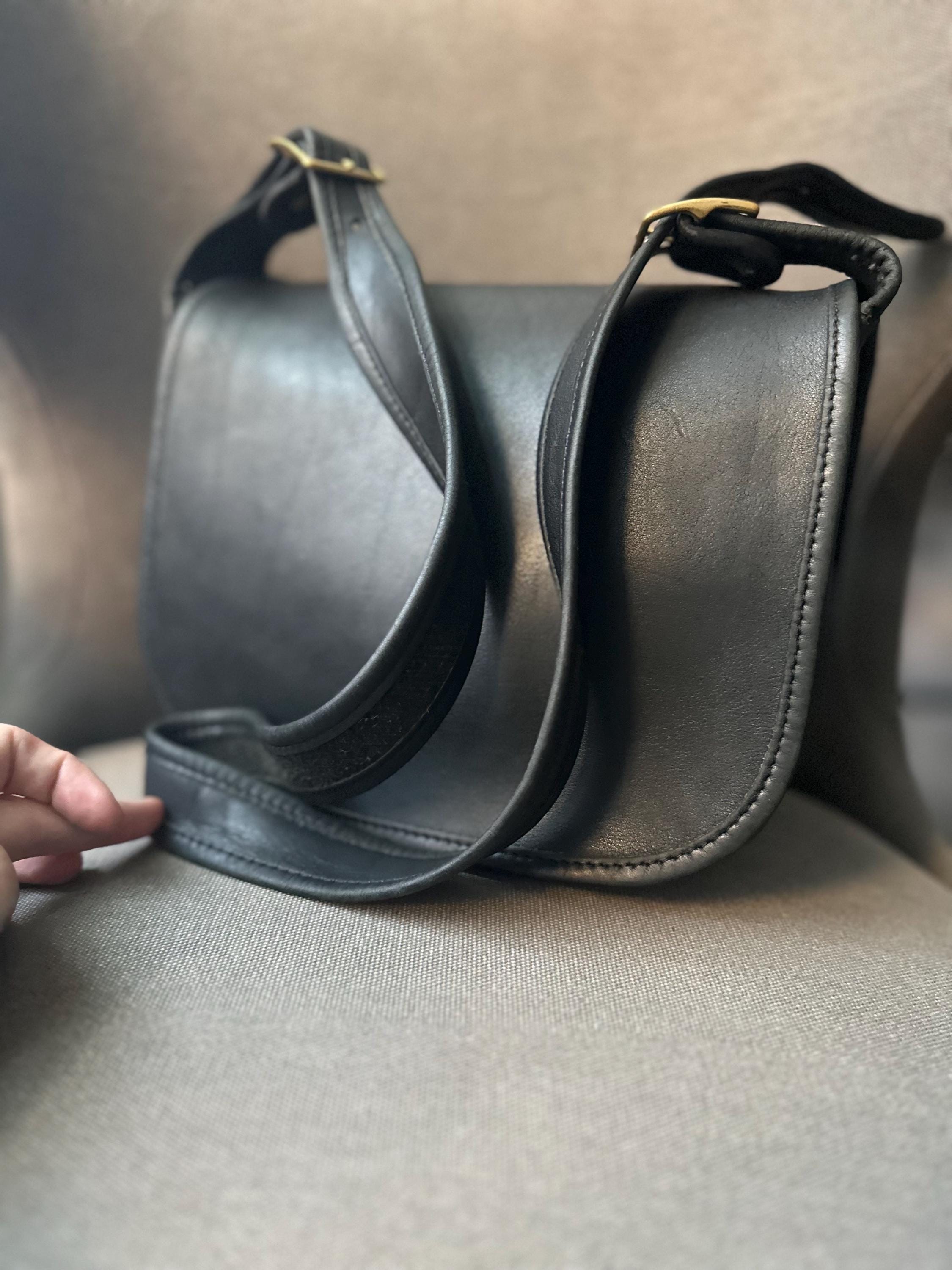Coach Vintage Black Shoulder Bag - Etsy