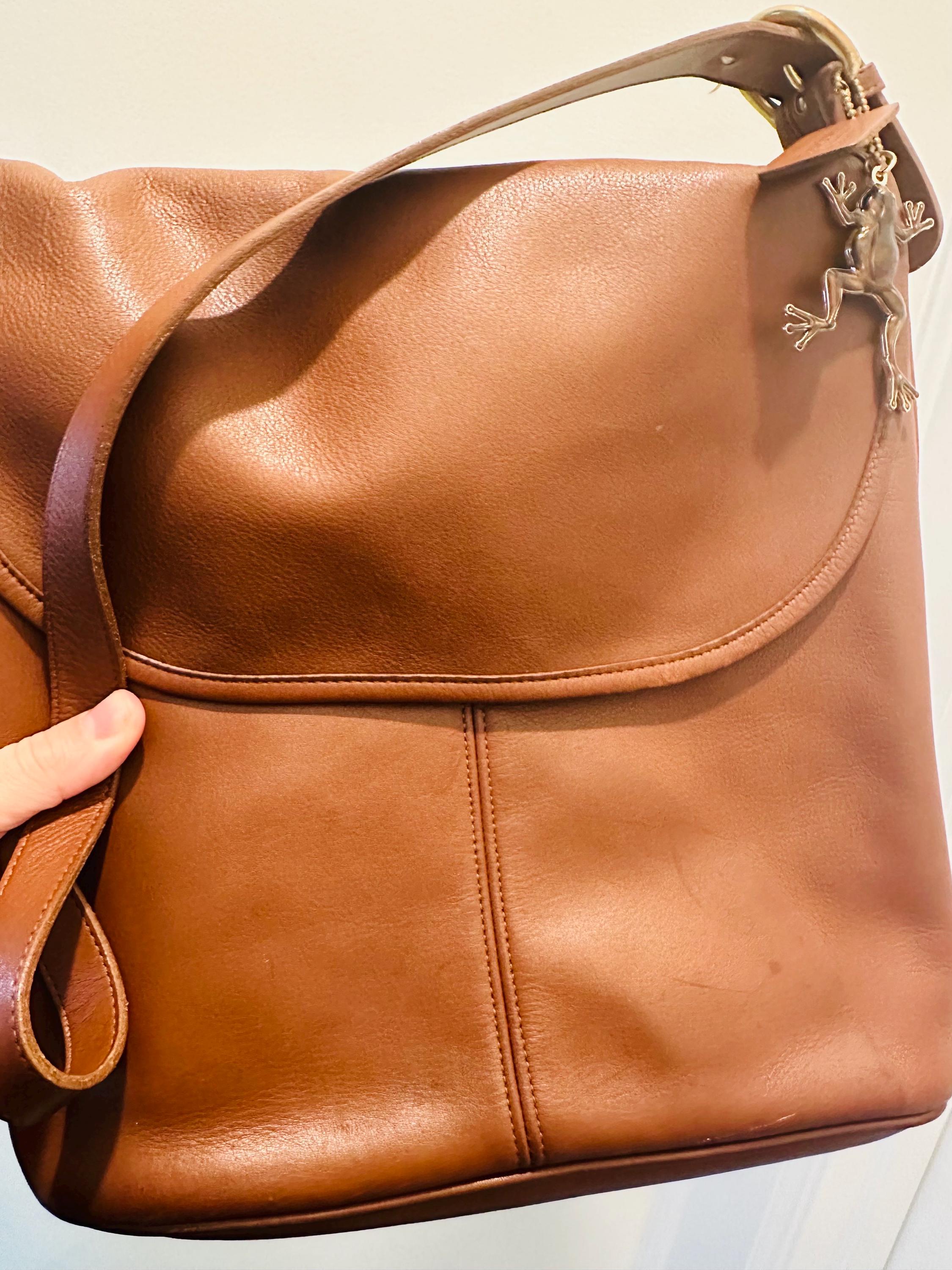 Vintage Coach 4115 Whitney Flap Crossbody Bag British Tan - Etsy