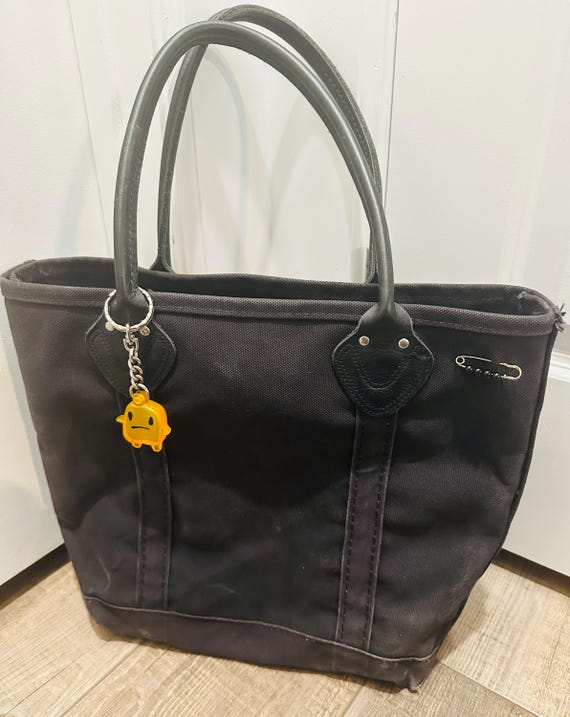 Vintage Black on Black Boat and Tote by L.L. Bean - Etsy