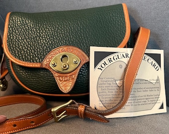 Vintage dooney and bourke saddle bag