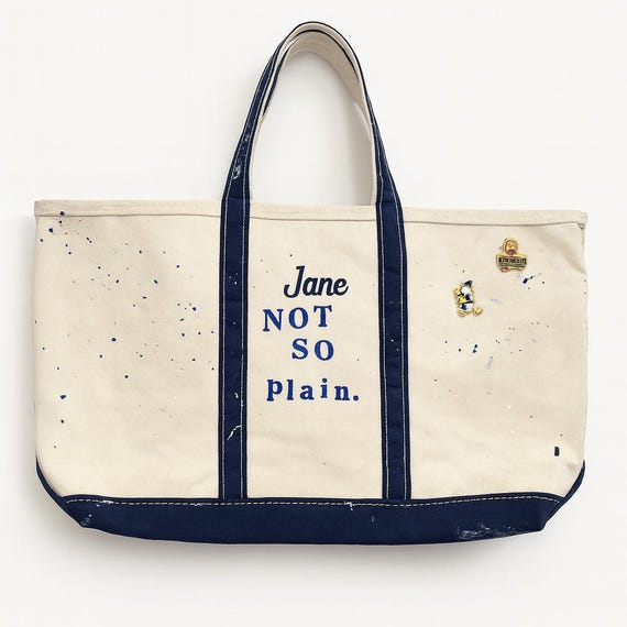 Distressed L.l.bean Boat and Tote Bag: Open Top Ice Carrier - Etsy