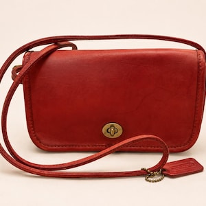 Vintage Coach Red Bags - Etsy