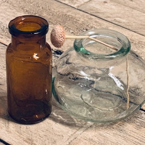 adorable vintage glass jars