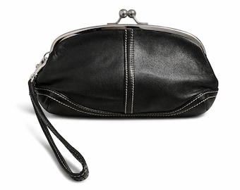 Vintage coach Soho Curved Framed Kiss-Lock Coin Purse | Wristlet | Small Clutch