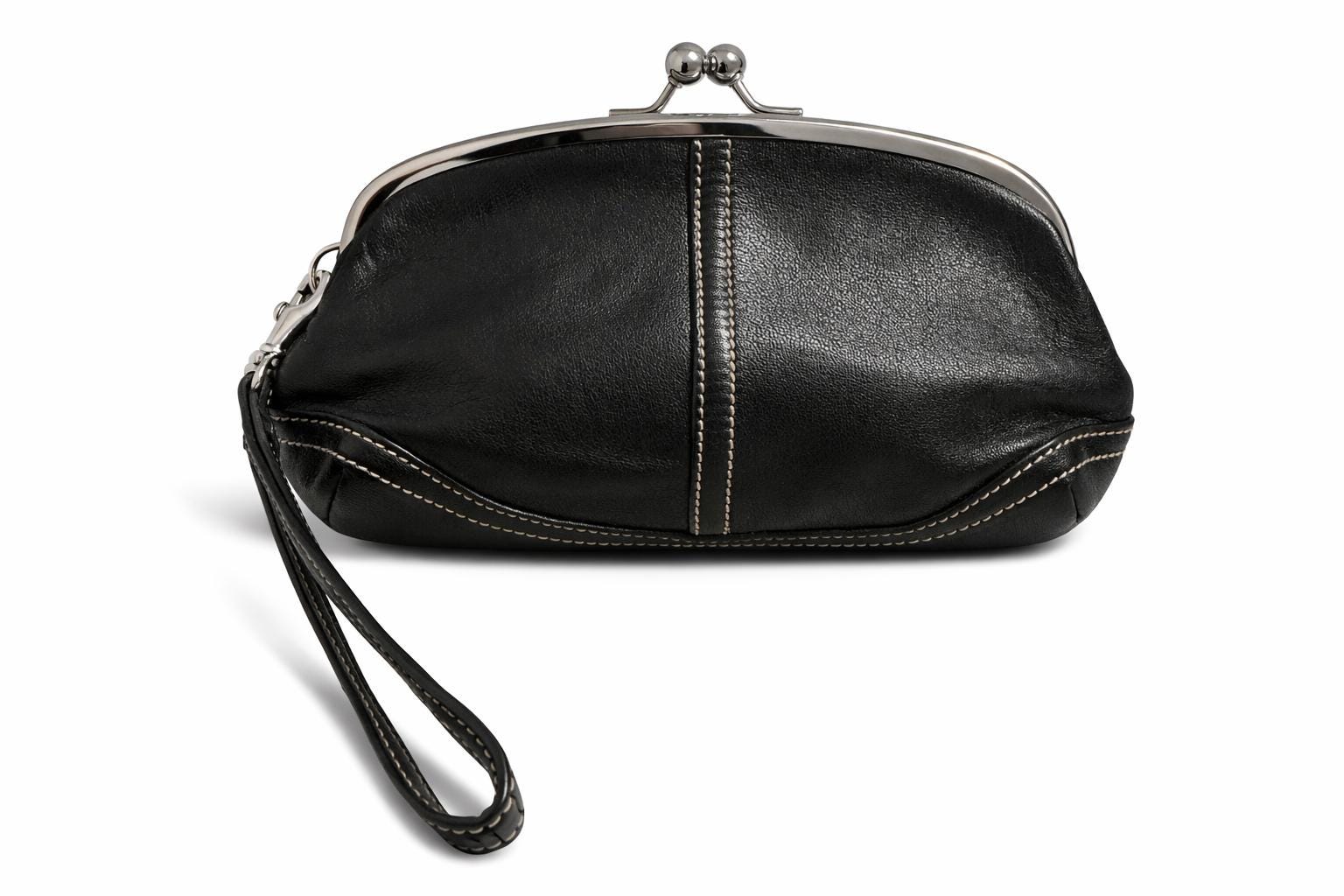 Coach Leather Kisslock Coin Purse - Etsy
