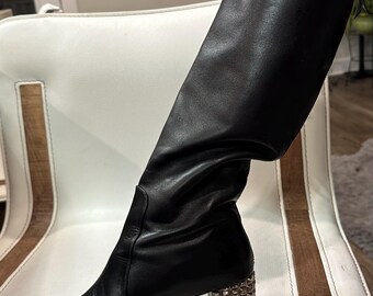All leather Casadei boots
