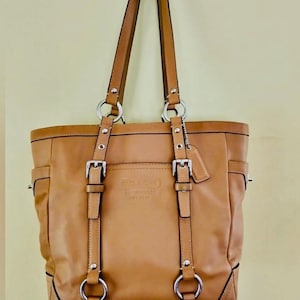 Vintage coach gallery tote