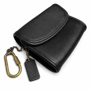 Vintage Leather Coach Turnlock Purse - Etsy