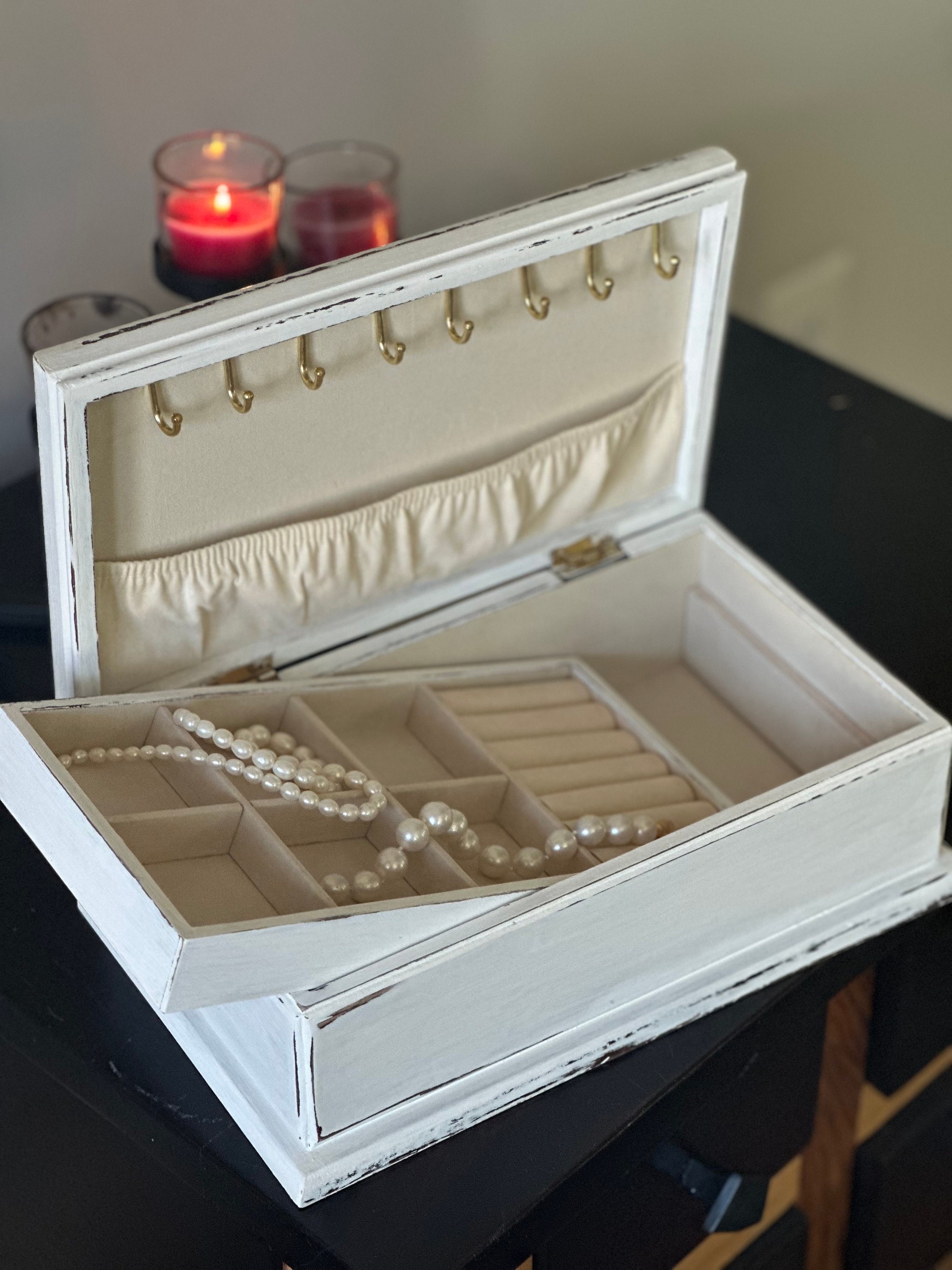 Shabby Chic Floral Keepsake Box: Upcycled Vintage Jewelry Storage - Etsy